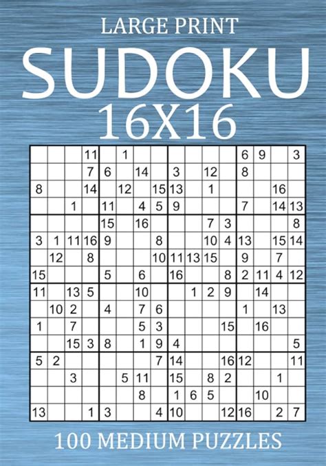Conquer the Grid: Your Ultimate Guide to Free 16x16 Sudoku Printables
