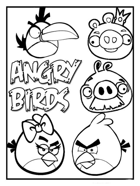 Unleash Creativity: Your Ultimate Guide to Free Angry Birds Printable Coloring Pages!