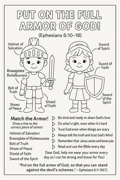 Unlock Your Spiritual Strength: The Best Armor of God Printable PDFs for Every Believer