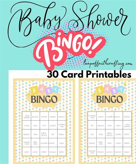 The Ultimate Guide to Baby Shower Bingo Printables: Fun, Easy & Totally Adorable!