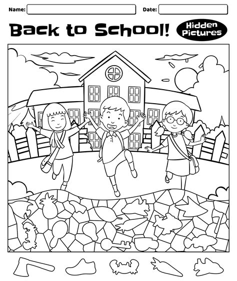 Unlock the Fun: Your Ultimate Guide to Back to School Hidden Pictures Printables!