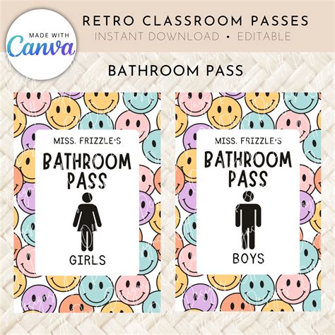 No More Hallway Chaos: Your Ultimate Guide to Finding the Perfect Bathroom Pass Printable (Free & Easy!)
