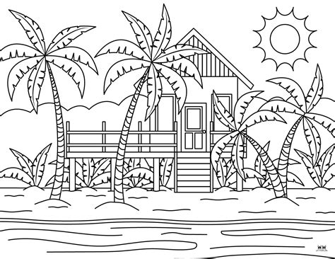 Dive Into Serenity: Your Ultimate Guide to Free Beach Coloring Pages Printable Goodness!