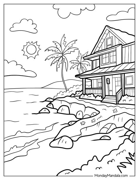 Unlock Your Inner Artist: Free Beach Coloring Sheets Printable for Instant Fun