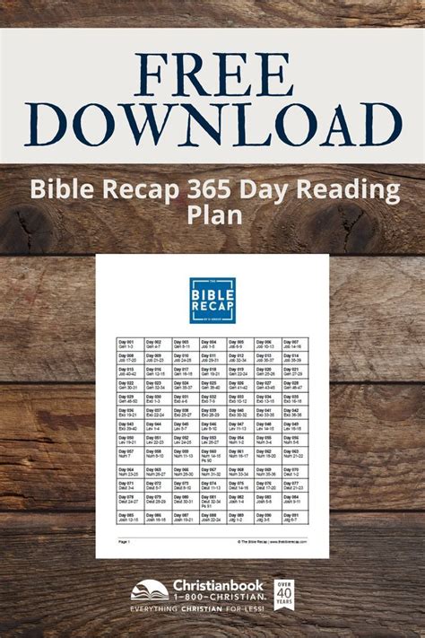 Unlock Your Bible Journey: The Ultimate Bible Recap Reading Plan Printable Guide