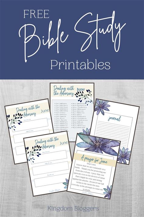 Unlock Your Bible Study Journey: Discover the Best Free Printables