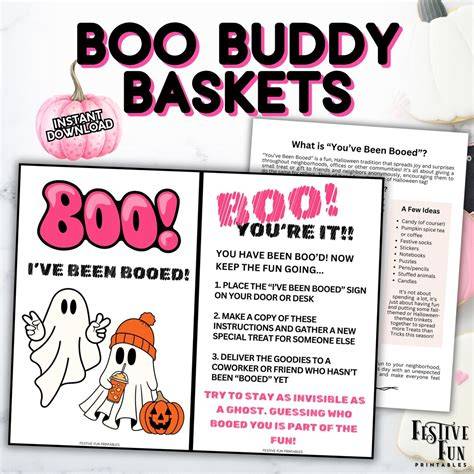 The Ultimate Guide to Spreading Spooky Cheer with a Boo Basket Printable!