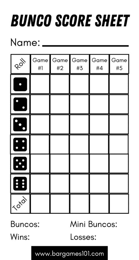 Your Ultimate Guide to "Bunco Sheets Printable": Make Your Game Night a Breeze!