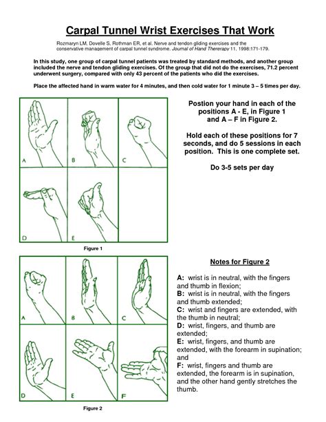 Your Go-To Guide: Empowering Carpal Tunnel Exercises You Can Print & Practice!