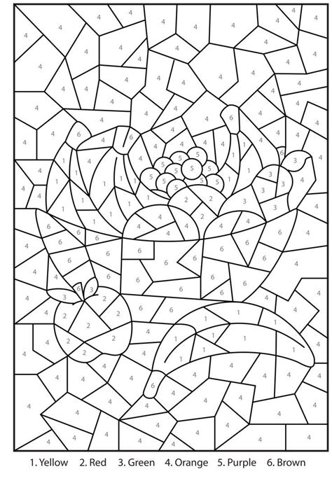 Embrace the Challenge: Unlocking the Joy of Challenging Color By Number Printables