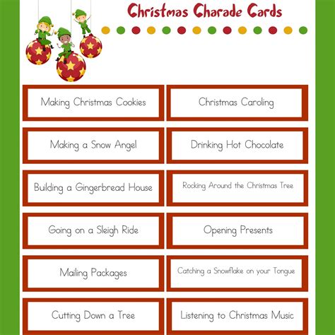 Your Ultimate Guide to Festive Fun: The Best Christmas Charades Printable Ideas for Every Holiday Party
