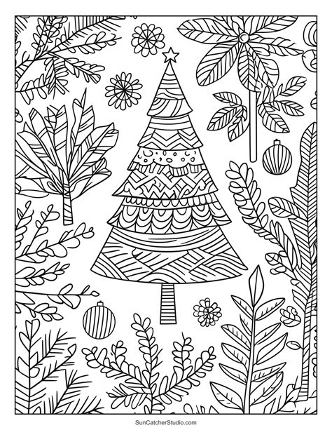 Deck the Halls with Color: Your Ultimate Guide to Printable Christmas Tree Coloring Pages!