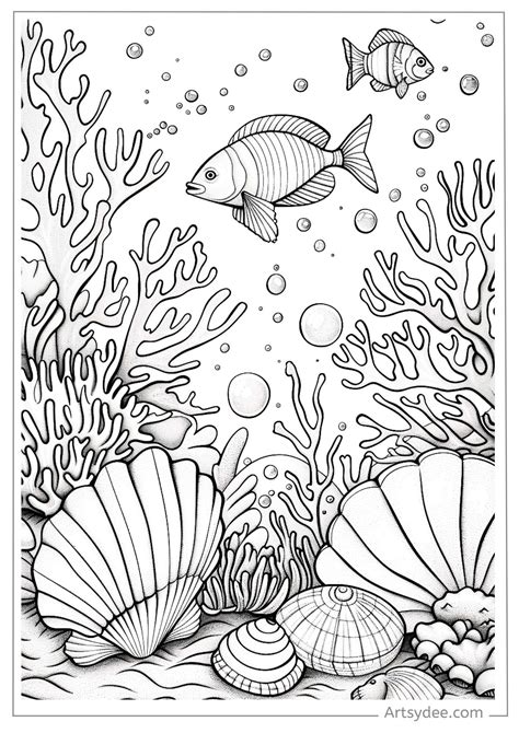 Dive into Serenity: Your Ultimate Guide to Beautiful Ocean Coloring Pages Printable for All Ages