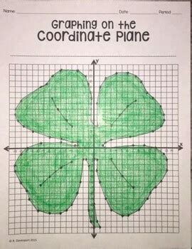 Unlocking the Magic of Math: Your Ultimate Guide to the Coordinate Plane Shamrock Graph Printable