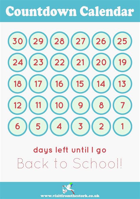 The Secret to Building Excitement: Your Ultimate Guide to Countdown Calendar Printables