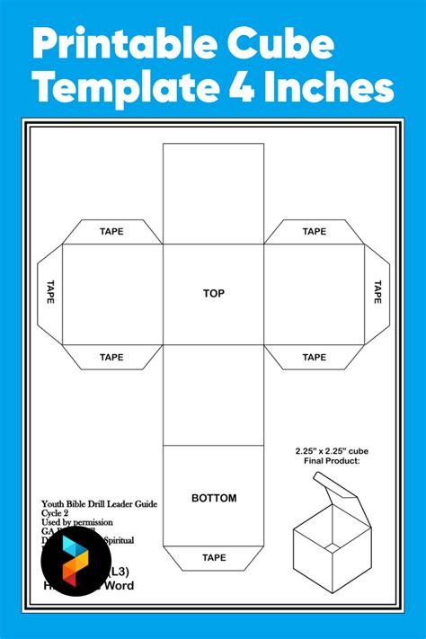 Your Ultimate Guide to the Perfect Cube Template Printable: From Playtime to Projects!