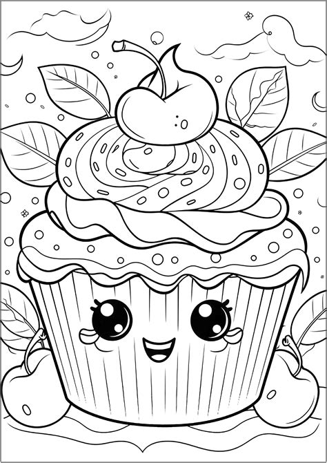 Sweet Escapes: The Ultimate Collection of Free Cupcake Coloring Printables for Every Mood!