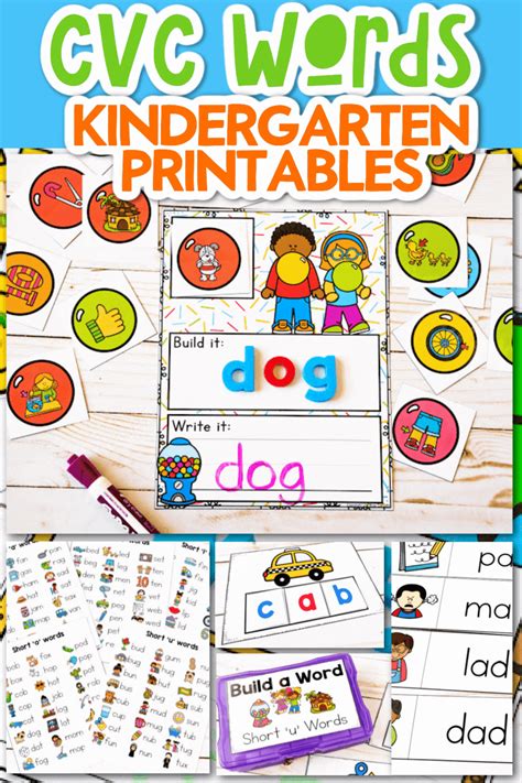 Unlock Early Reading Fun: The Ultimate Guide to CVC Printables for Kindergarteners!