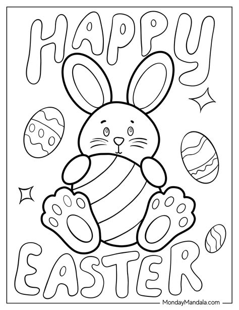 Hoppy Hues & Creative Adventures: Your Ultimate Guide to Easter Bunny Free Printable Coloring Pages!