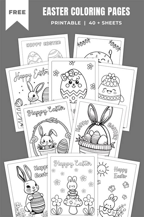 Unleash Easter Joy: Your Ultimate Guide to Free Easter Coloring Book Printables!