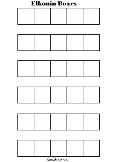 Unlock Reading Success: Your Go-To Guide for Free Elkonin Boxes Printables!