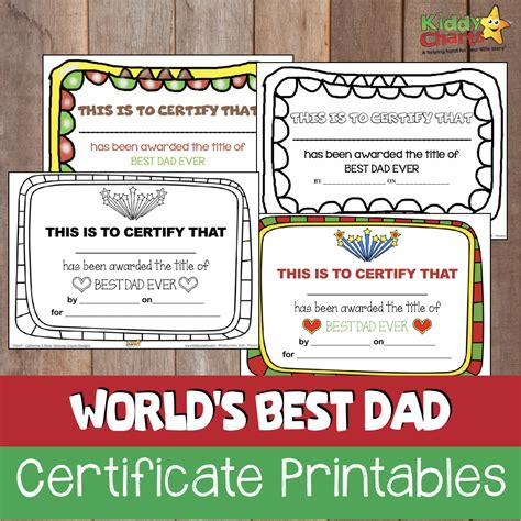 Honor Your Hero: The Ultimate Guide to Heartfelt Fathers Day Awards Printable for Every Kind of Dad
