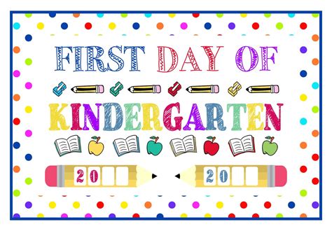 Capture the Magic: Your Essential First Day of Kindergarten Printable Guide!
