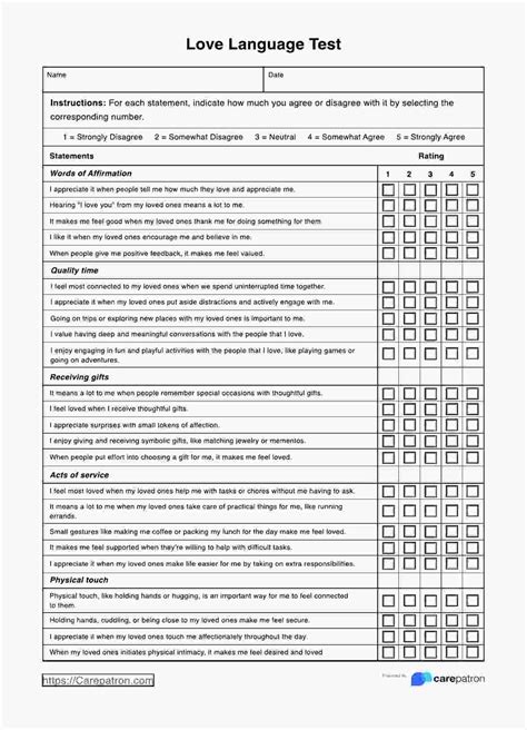 The Heart's Blueprint: Navigating Relationships with the Five Love Languages Quiz Printable – Your Comprehensive Guide