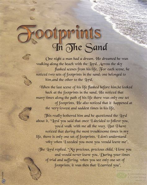 Find Solace, Share Hope: Your Ultimate Guide to Footprints in the Sand Printables