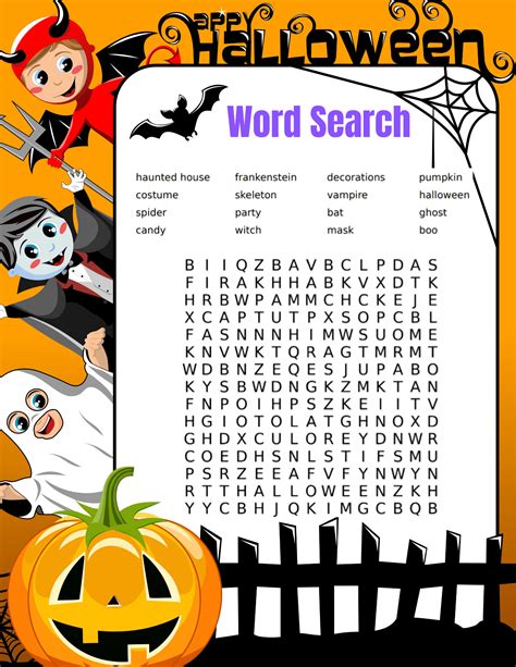 The Ultimate Guide to Free Halloween Word Search Printables: Unlocking Spooky Fun & Learning for Everyone!