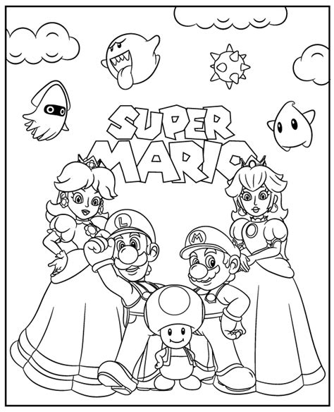 Unleash the Creativity: Your Ultimate Guide to Free Mario Printable Coloring Pages!