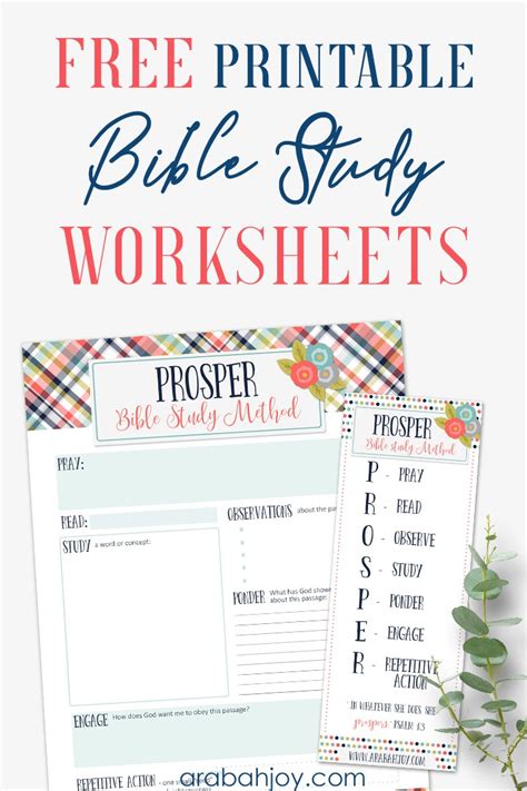 Journey Deeper: Unlocking Spiritual Growth with Free Printable Bible Studies