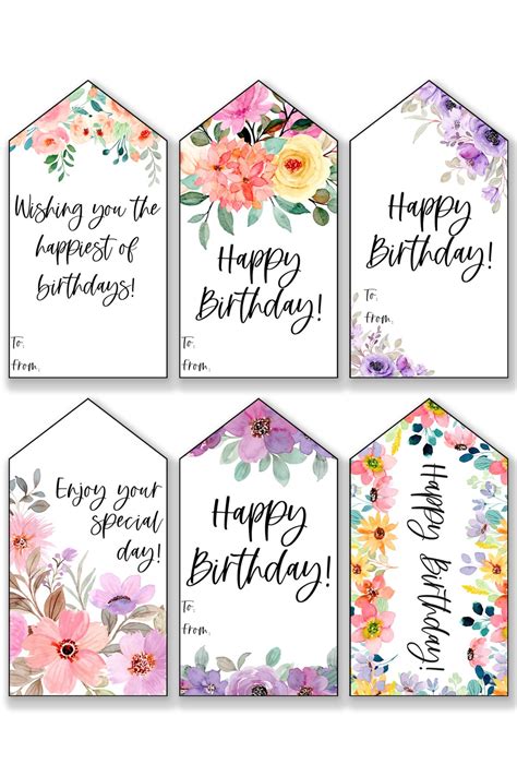 The Ultimate Guide to Free Printable Birthday Tags: Add That Special Touch to Every Gift & Party Favor!