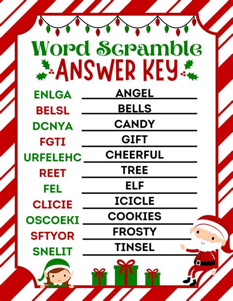 Unwrap the Fun! Your Ultimate Guide to Free Printable Christmas Games with Answers