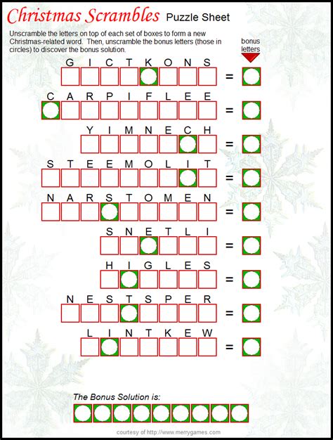 The Ultimate Guide to Free Printable Christmas Puzzles for Adults: Unlocking Holiday Cheer, One Brain Teaser at a Time