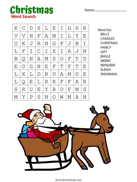 Unwrap the Joy: Your Go-To Guide for Free Printable Christmas Word Puzzles!