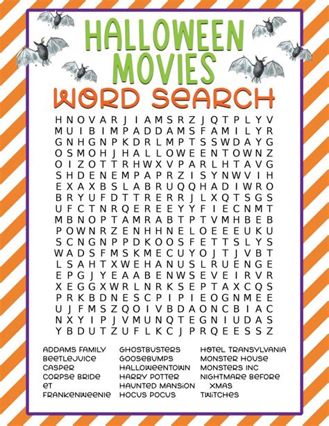 Unearth Ghoulishly Good Times: Your Guide to the Best Free Printable Halloween Word Puzzles!