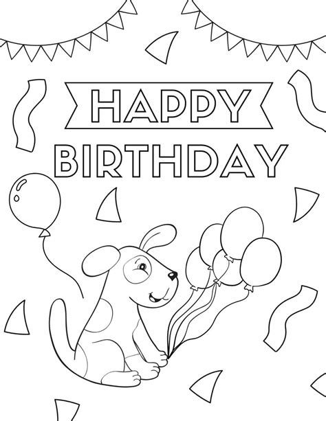 Unlock Joy! Your Ultimate Guide to Free Printable Happy Birthday Coloring Pages