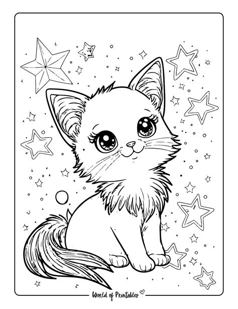 Unleash Your Inner Artist: The Purr-fect World of Free Printable Kitten Coloring Pages