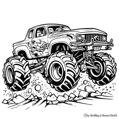 Rev Up Their Crayons! Your Ultimate Guide to Free Printable Monster Truck Coloring Pages