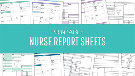 Your Ultimate Guide to Free Printable Nurse Report Sheets: Organize Your Shift, Master Your Handoff!