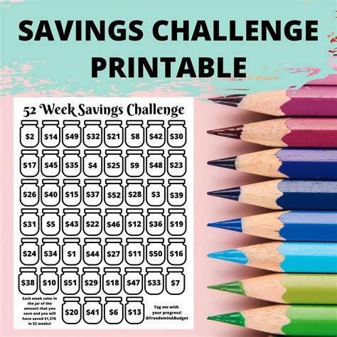 Your Ultimate Guide to Free Printable Savings Challenge Printables: Save Smarter, Not Harder!