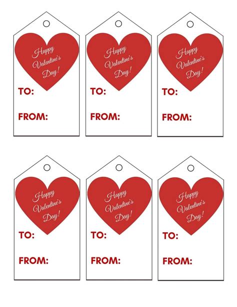 Sweet & Simple: Your Go-To Guide for Free Printable Valentine Tags That Wow!