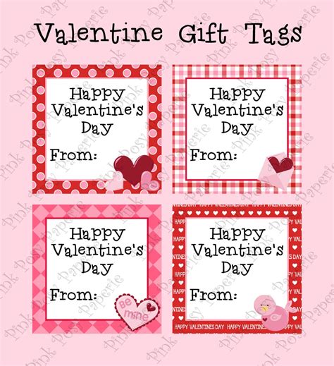 Your Go-To Guide for Charming Free Printable Valentines Tags!