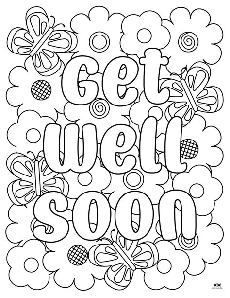 Brighten Their Day: The Ultimate Guide to Heartfelt Get Well Soon Printable Coloring Pages