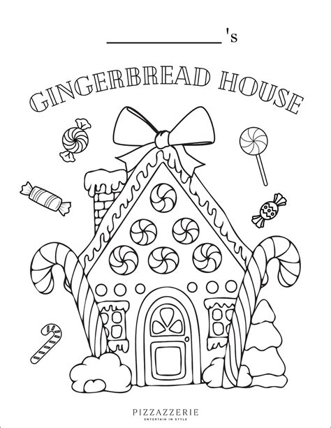 Sweet Escapes: Dive into the Whimsical World of Gingerbread House Printable Coloring Pages!