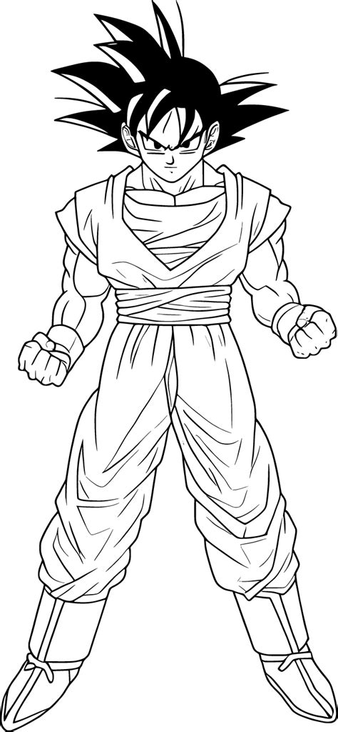 Unleash Your Inner Saiyan: The Ultimate Guide to Goku Printable Coloring Pages!