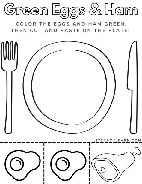 Green Eggs and Ham Printable Fun: Unleash the Seuss Magic at Home or School!