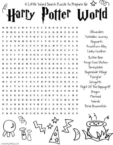 Unlock the Magic: Your Ultimate Guide to Harry Potter Word Search Printables for Every Fan