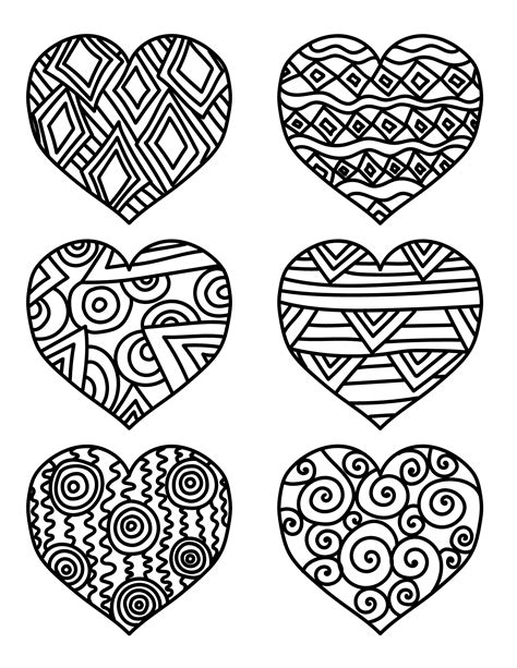 Unleash Your Inner Artist: The Ultimate Guide to Heart Coloring Sheets You Can Print!
